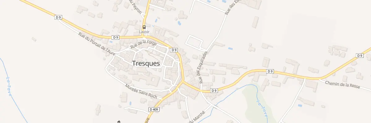 Plan du 5117 Pl de la Mairie à Tresques