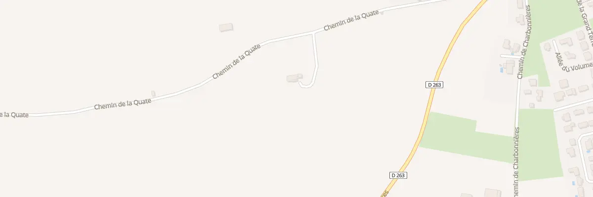 Plan du 319 Che de la Quate à Alba-la-Romaine