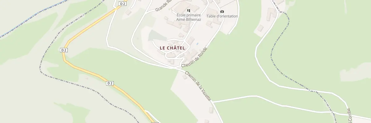 Plan du 5027 Le Chatel à Riverie