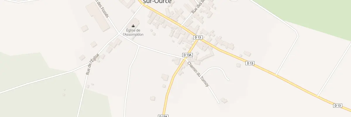 Plan du 2 Che du Val aux Moines à Grancey-sur-Ource