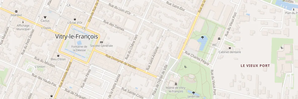 Plan du 11 Rue Saint-Antoine à Vitry-le-François