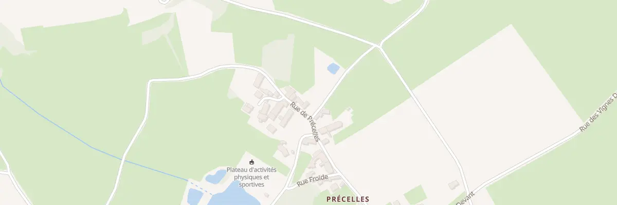 Plan du 8 Rue de Précelles à Saint-Jean-de-Trézy