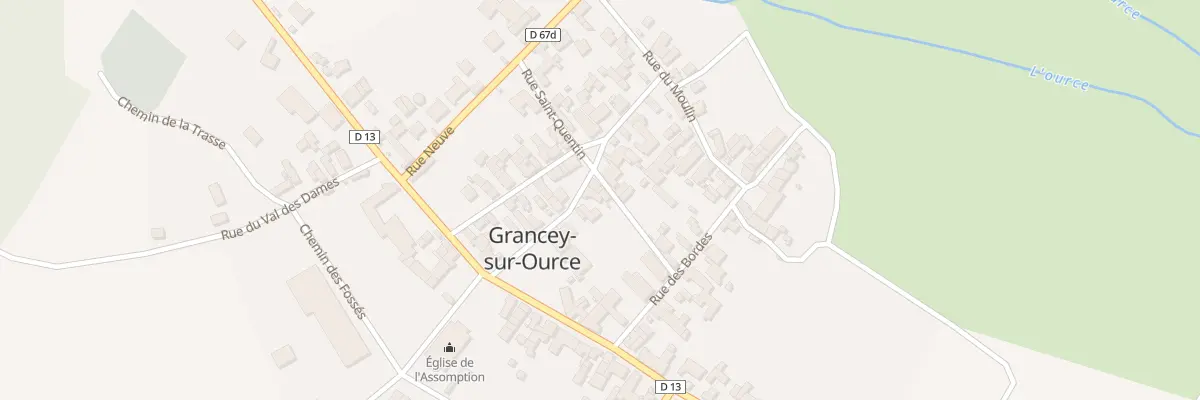 Plan du 8 Rue de la Chapelle à Grancey-sur-Ource