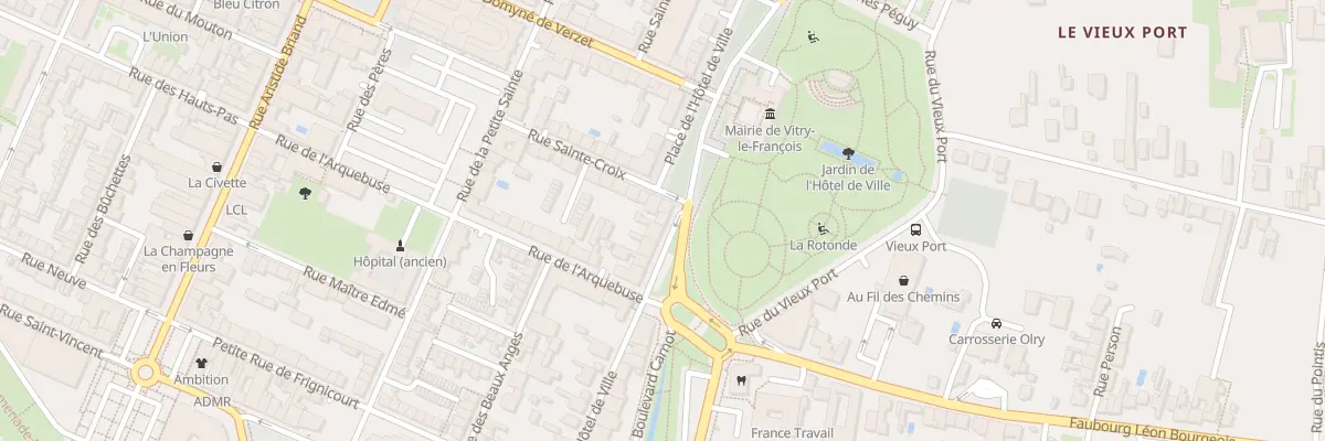 Plan du 31 Rue de l’Hôtel de Ville à Vitry-le-François