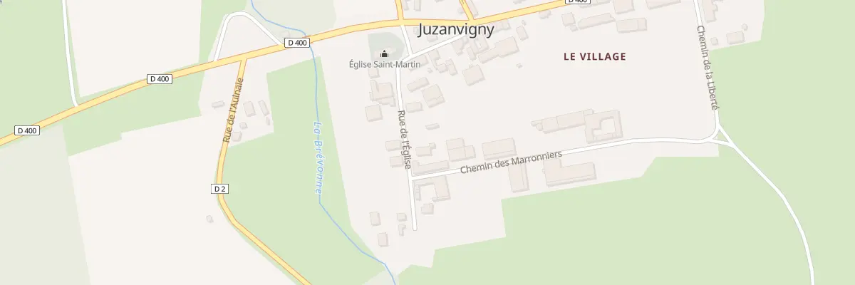 Plan du 4 Rue de l’Église à Juzanvigny