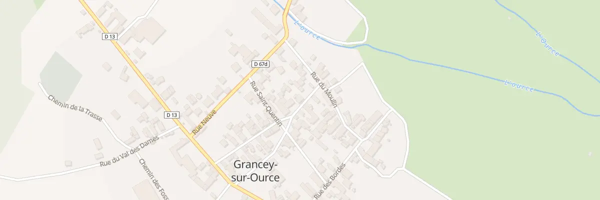 Plan du 41 Rue de la Confrérie à Grancey-sur-Ource