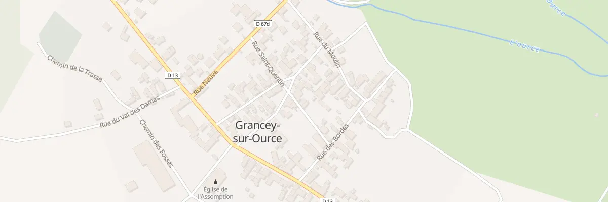 Plan du 5 Rue Saint Quentin à Grancey-sur-Ource