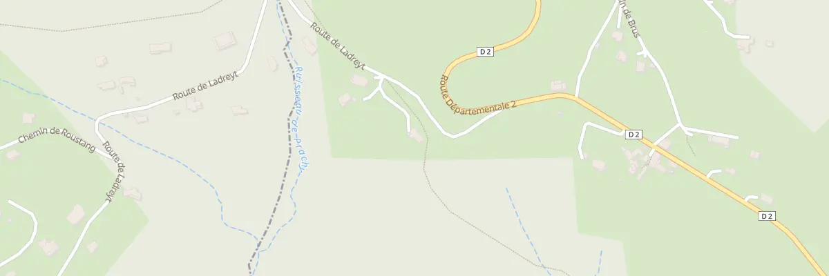 Plan du 5829 Les Fonts du Pre à Coux