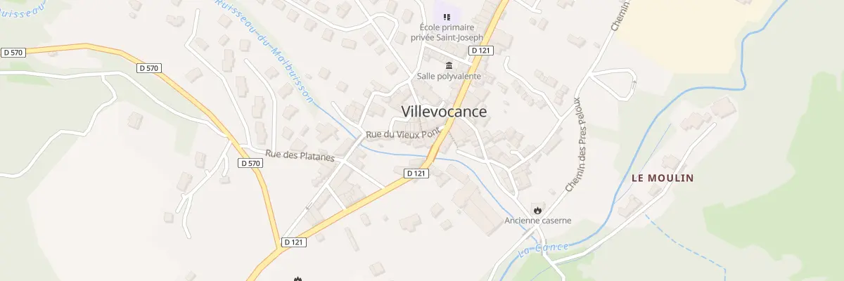 Plan du 5090 Rue de la Cure à Villevocance