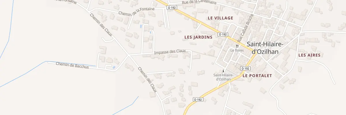 Plan du 3 Imp des Claux à Saint-Hilaire-d’Ozilhan