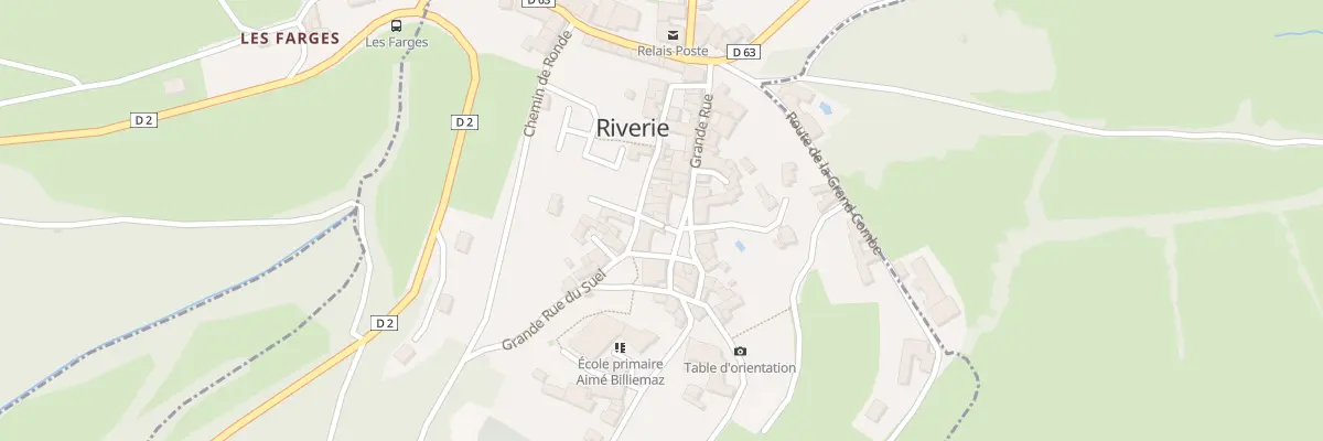 Plan du 5111 Le Bourg à Riverie