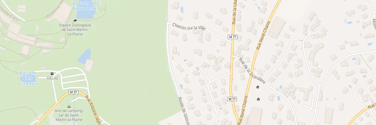 Plan du 18 Rte de Gitoux à Saint-Martin-la-Plaine