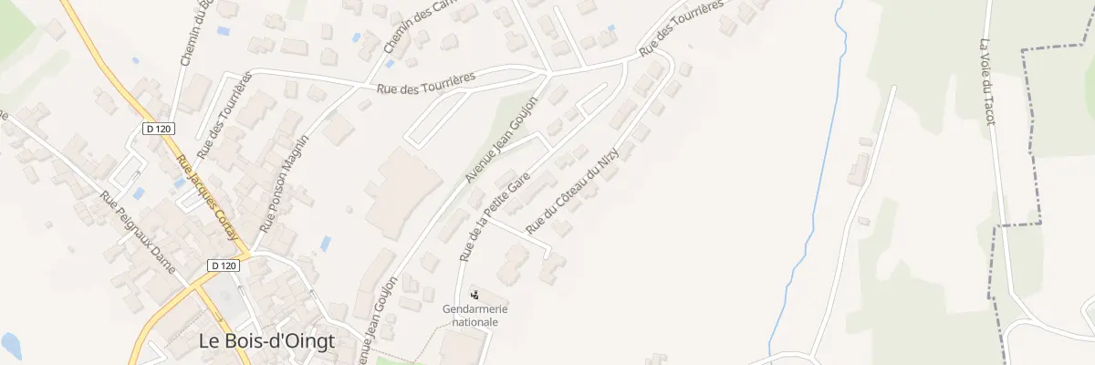 Plan du 182 Rue du Coteau de Nizy à Val d’Oingt