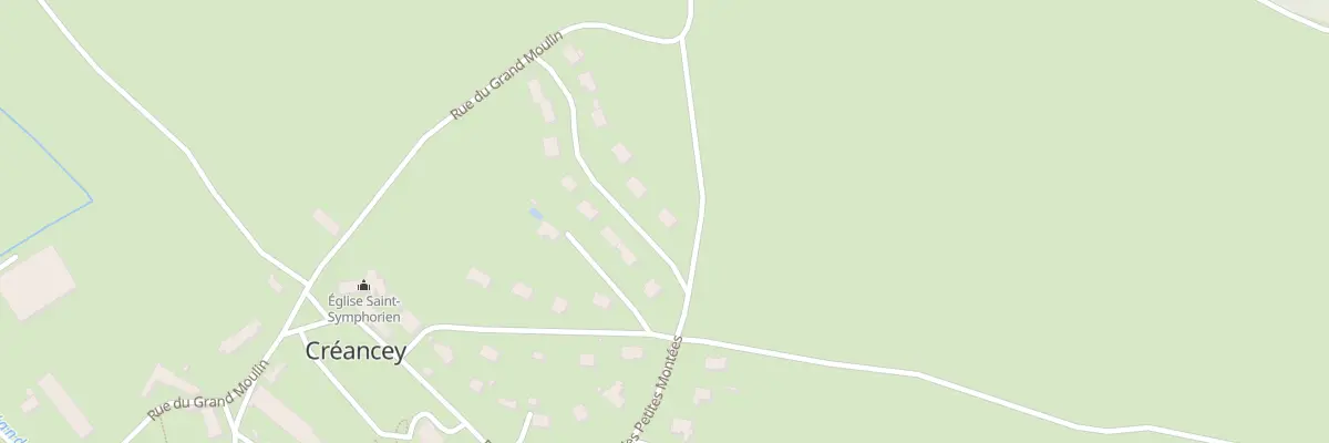 Plan du 2 Larrey de la Tour à Créancey