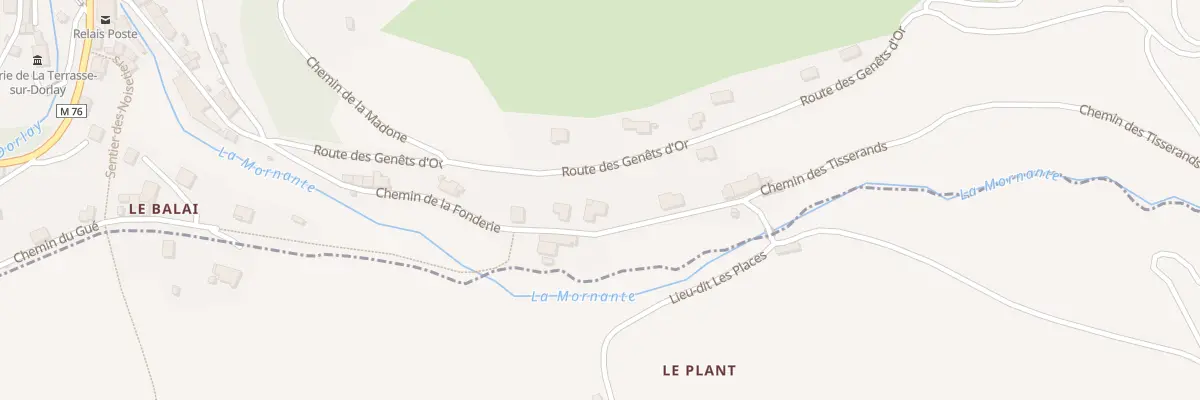 Plan du 291 Che de la Fonderie à La Terrasse-sur-Dorlay