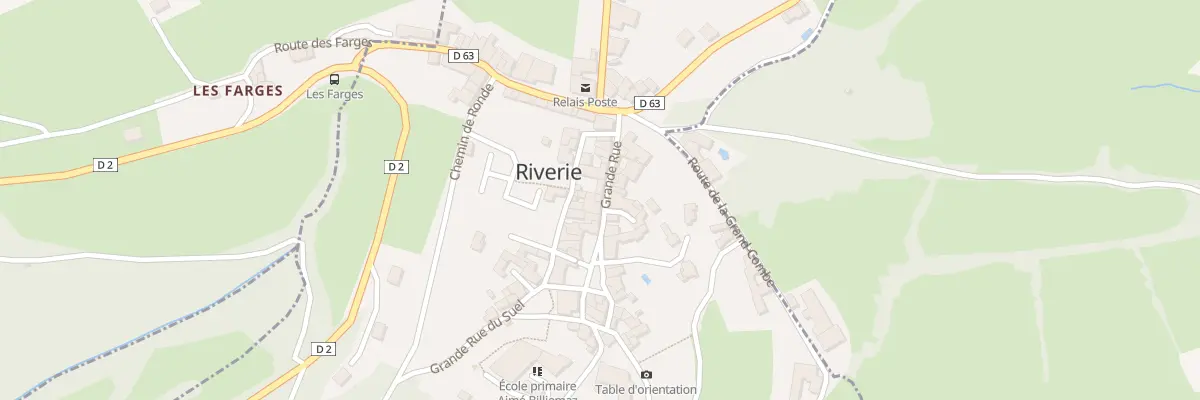 Plan du 5130 Le Bourg à Riverie