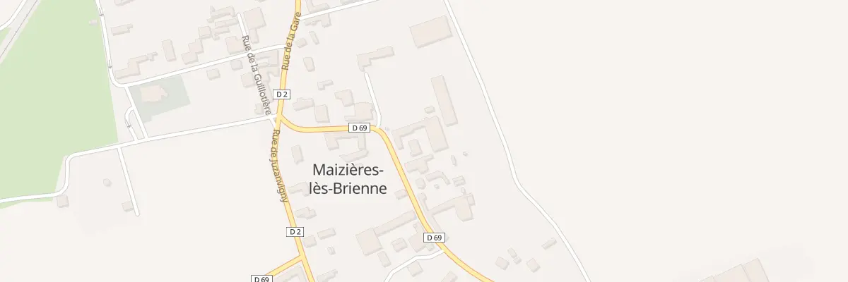 Plan du 5 Rue aux Chenes à Maizières-lès-Brienne