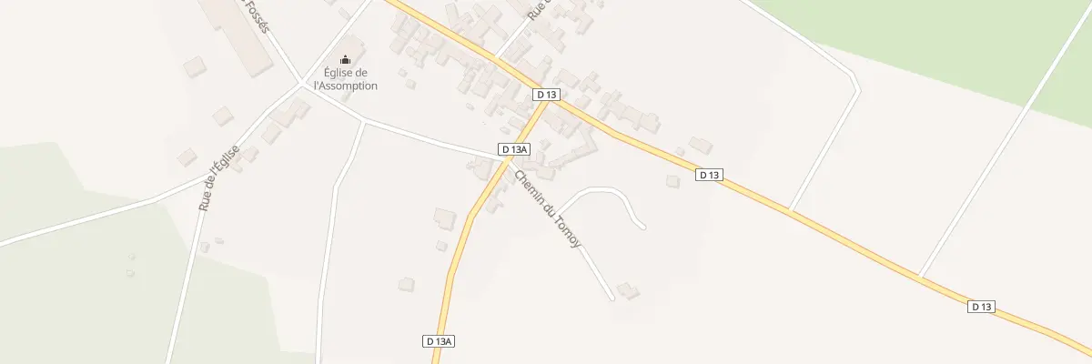 Plan du 1 Che du Tomoy à Grancey-sur-Ource
