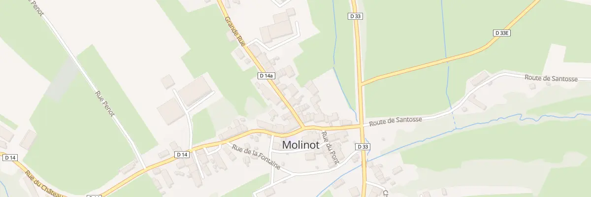 Plan du 6 Grande Rue à Molinot