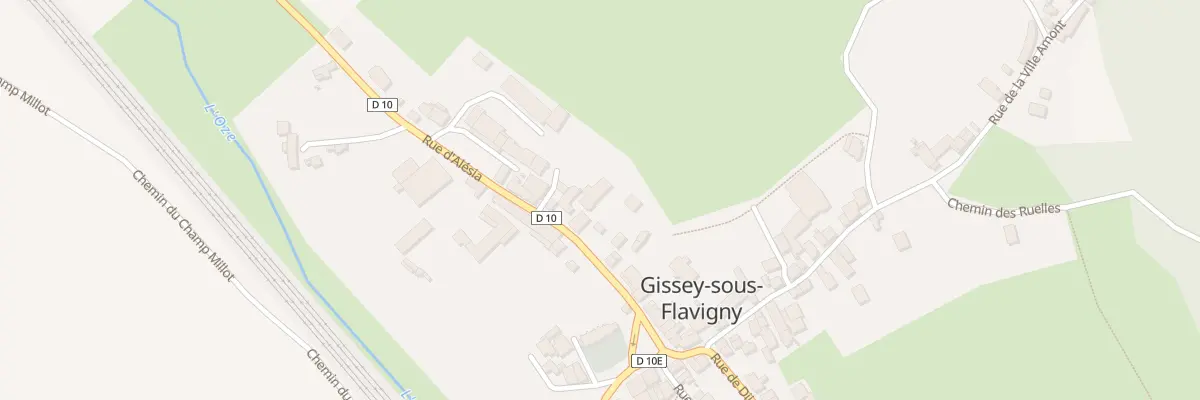 Plan du 6 Rue Alésia à Gissey-sous-Flavigny