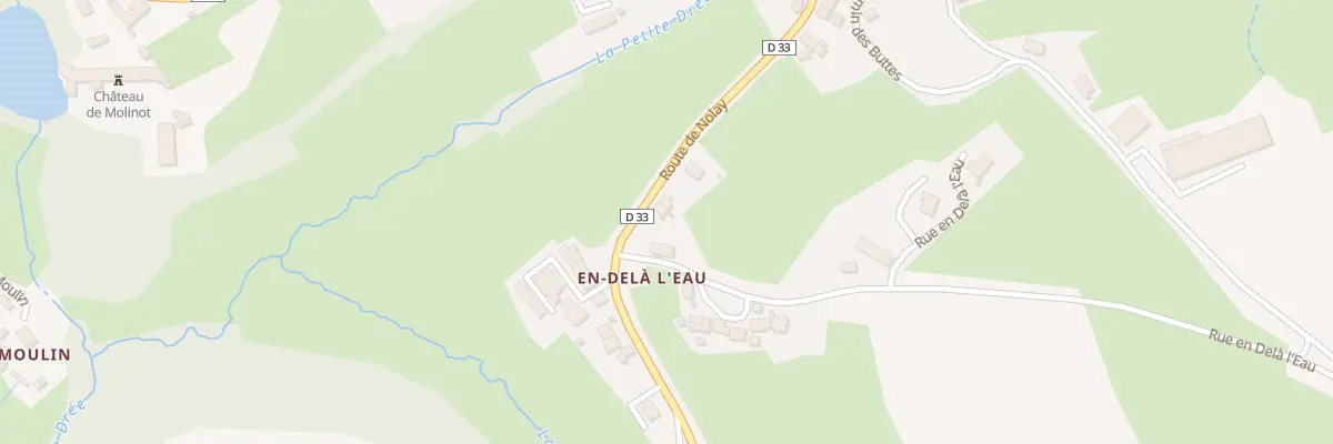 Plan du 3 Rte de Nolay à Molinot