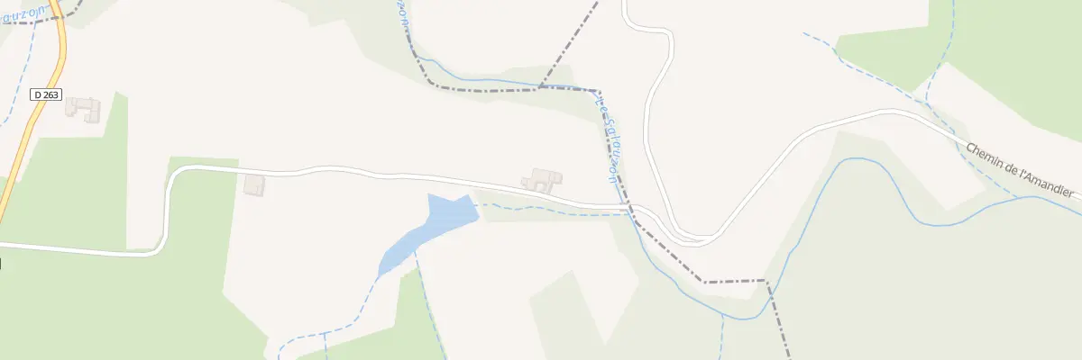 Plan du 5036 Le Salauzon à Valvignères
