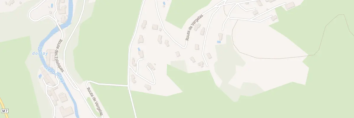Plan du 720 Rte de Vergelas à Saint-Paul-en-Jarez