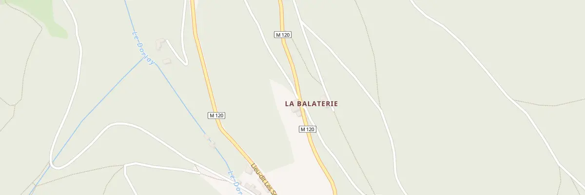 Plan du 168A La Balaterie à Doizieux