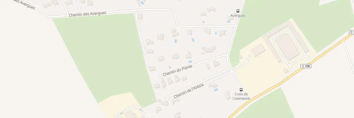 Plan du 8 Che du Planie Gimeaux à Arles