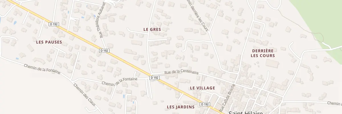 Plan du 9 Imp des Cours à Saint-Hilaire-d’Ozilhan