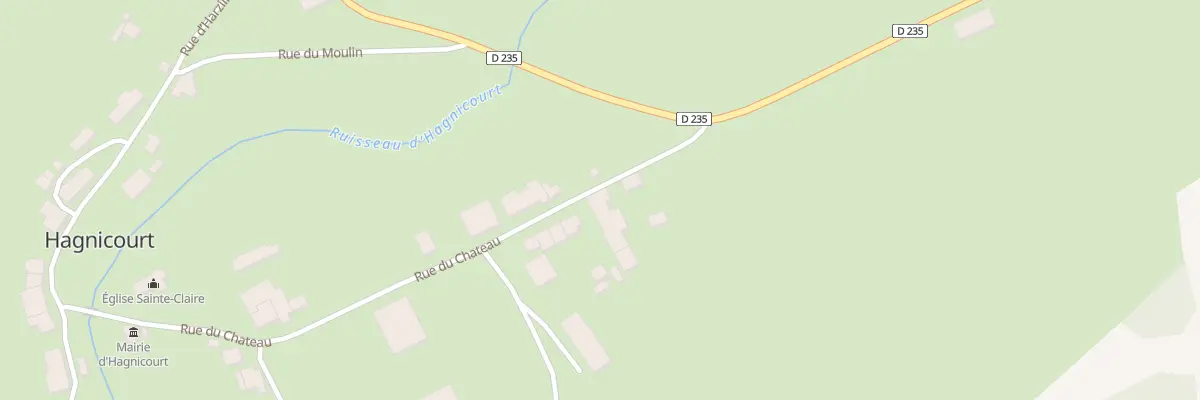 Plan du 1 Imp du Culot à Hagnicourt
