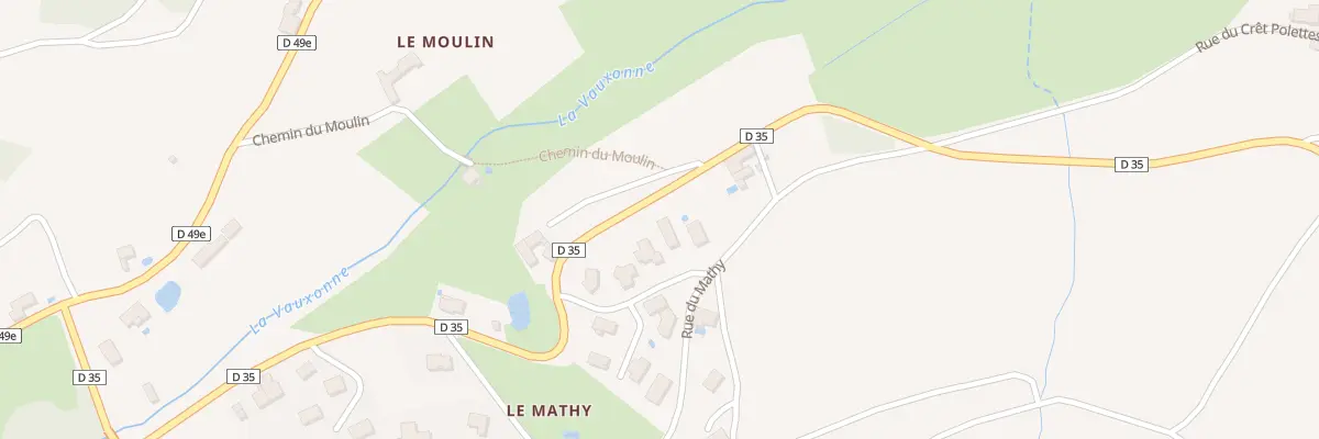 Plan du 26 Imp du Verger à Vaux-en-Beaujolais