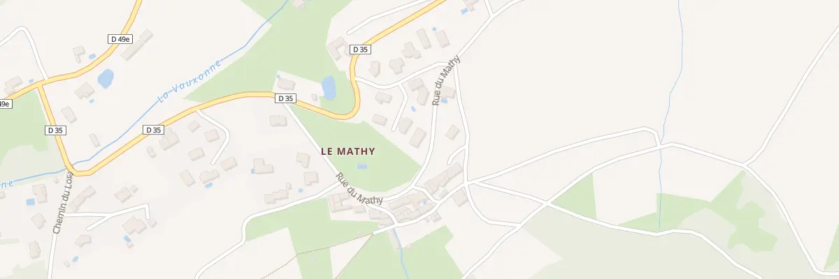 Plan du 285 Rue du Mathy à Vaux-en-Beaujolais