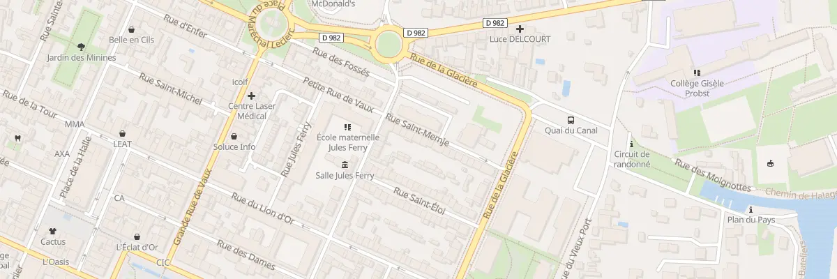 Plan du 9 Rue Saint-Memje à Vitry-le-François