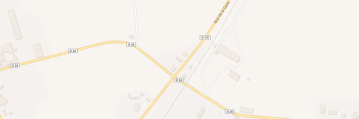 Plan du 67 Rue de la Gare à Vallentigny