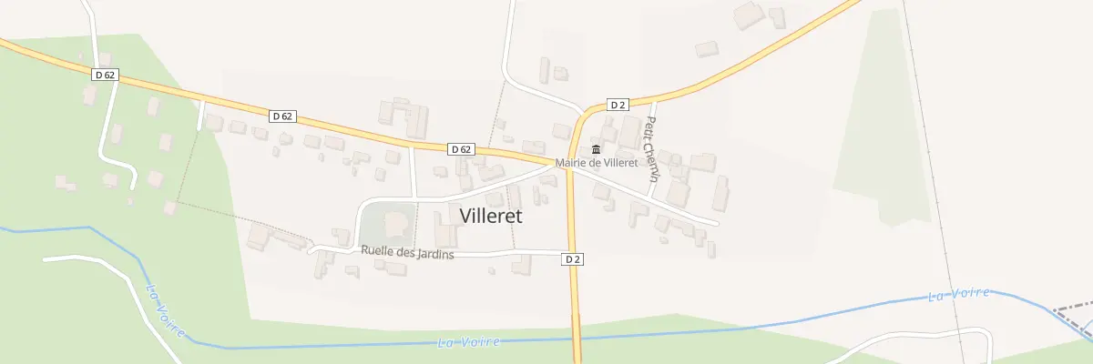Plan du 1 Rue Saint Ferreol à Villeret
