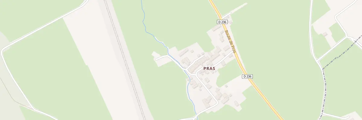 Plan du 36 Pras à Genouilly