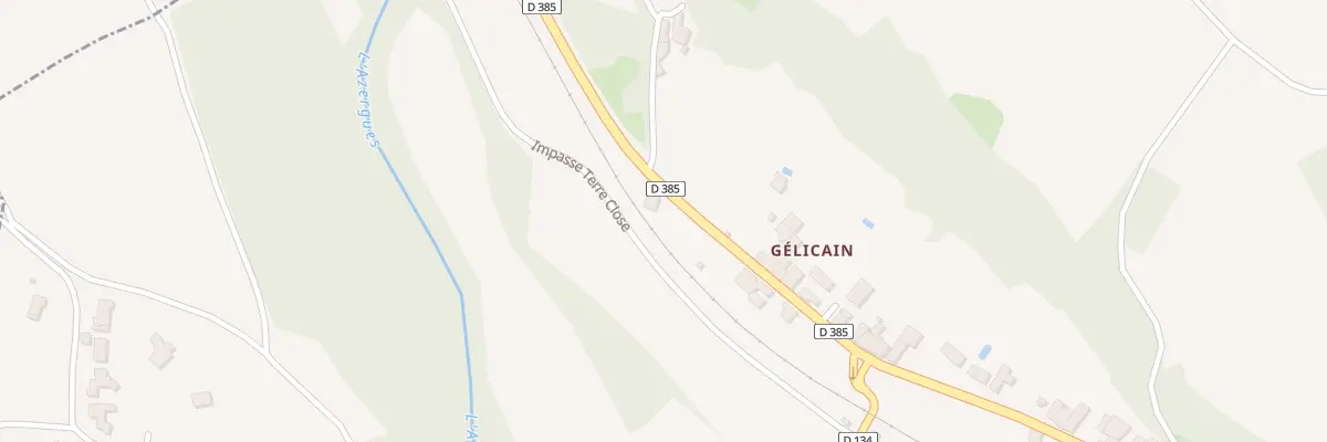 Plan du 5004 Gelicain au Breuil