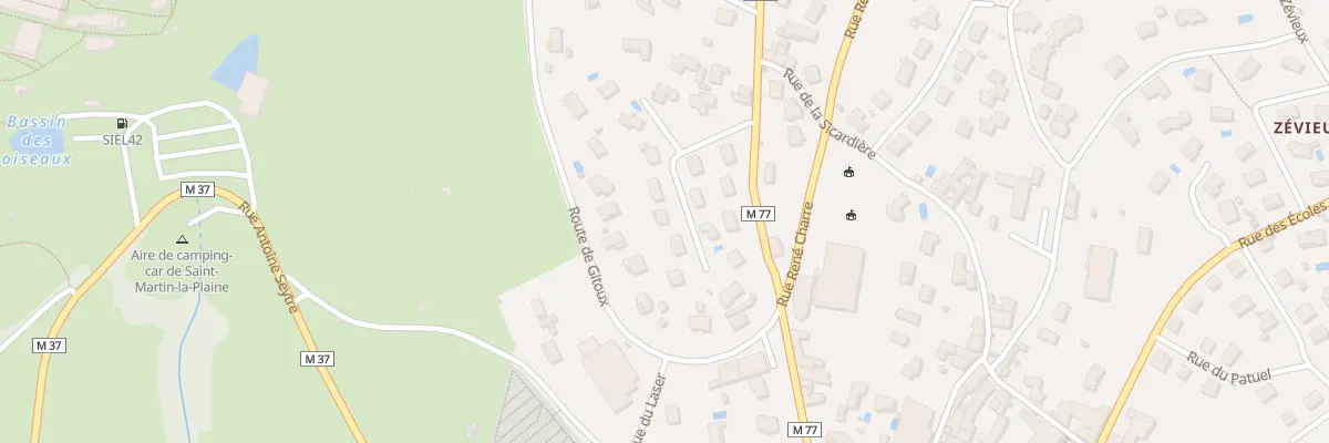 Plan du 8 Bel Air à Saint-Martin-la-Plaine