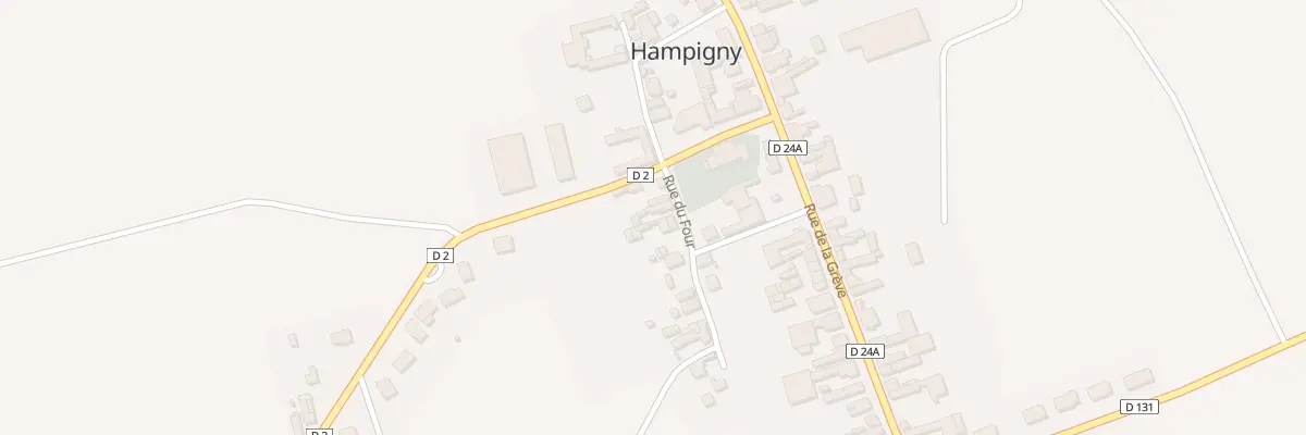 Plan du 12 Rue du Four à Hampigny