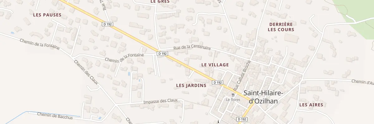 Plan du 6 Av Paul Blisson à Saint-Hilaire-d’Ozilhan