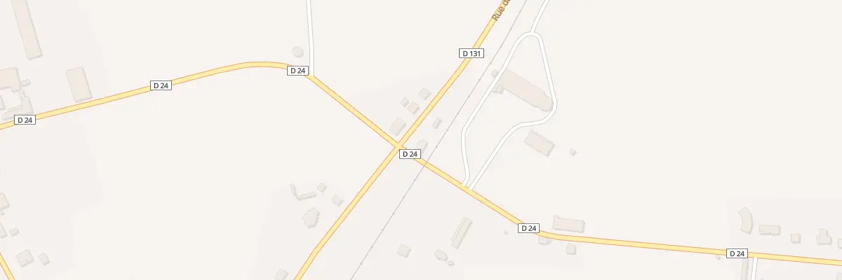 Plan du 56 Rue de la Gare à Vallentigny
