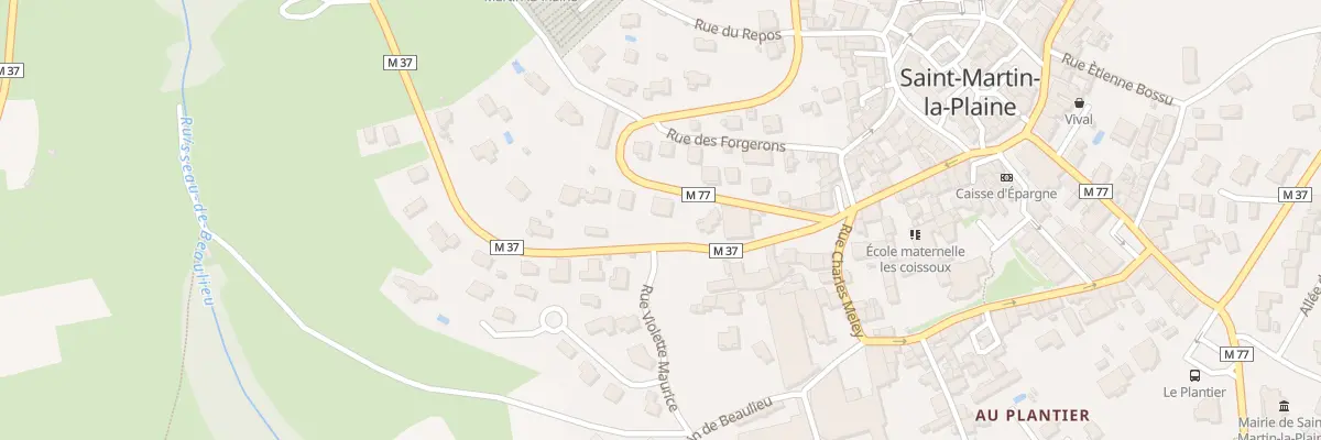 Plan du 8 Rue Antoine Seytre à Saint-Martin-la-Plaine