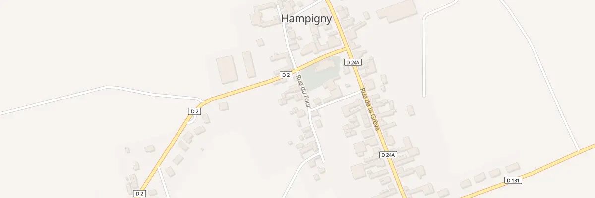 Plan du 10 Rue du Four à Hampigny