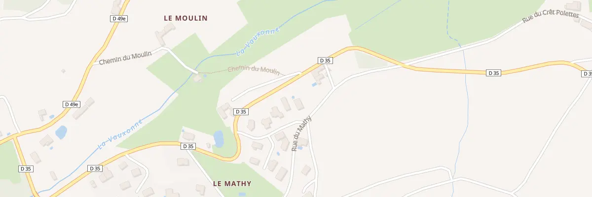Plan du 4 Imp du Verger à Vaux-en-Beaujolais