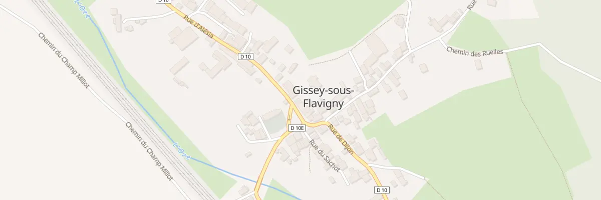 Plan du 10B Pl de la Croix à Gissey-sous-Flavigny