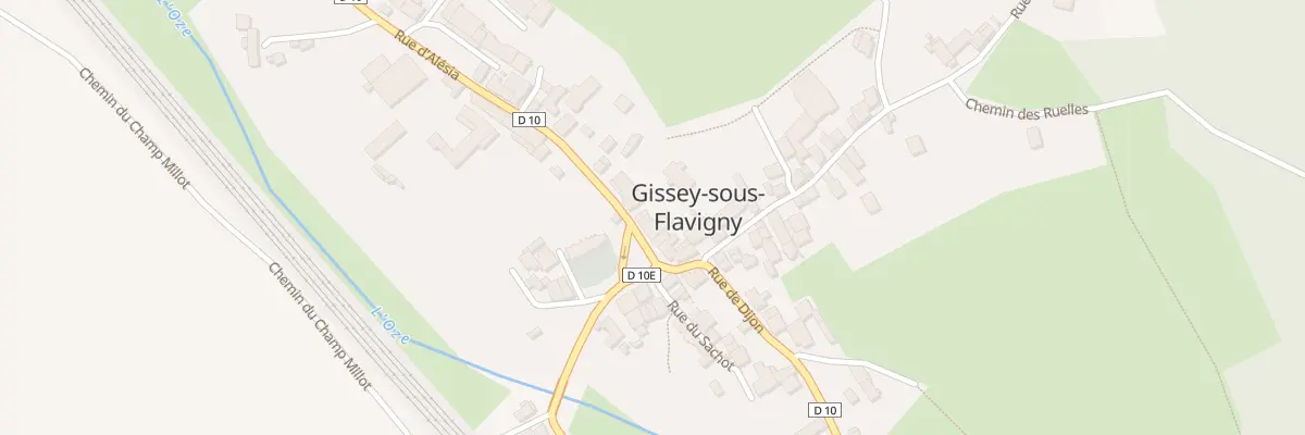 Plan du 10 Pl de la Croix à Gissey-sous-Flavigny