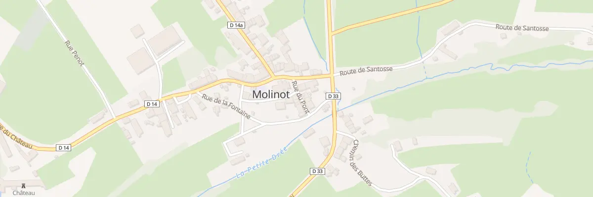 Plan du 2 Rue du Pont à Molinot