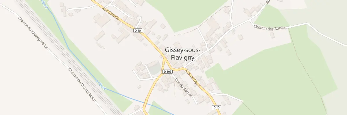 Plan du 8 Pl de la Croix à Gissey-sous-Flavigny