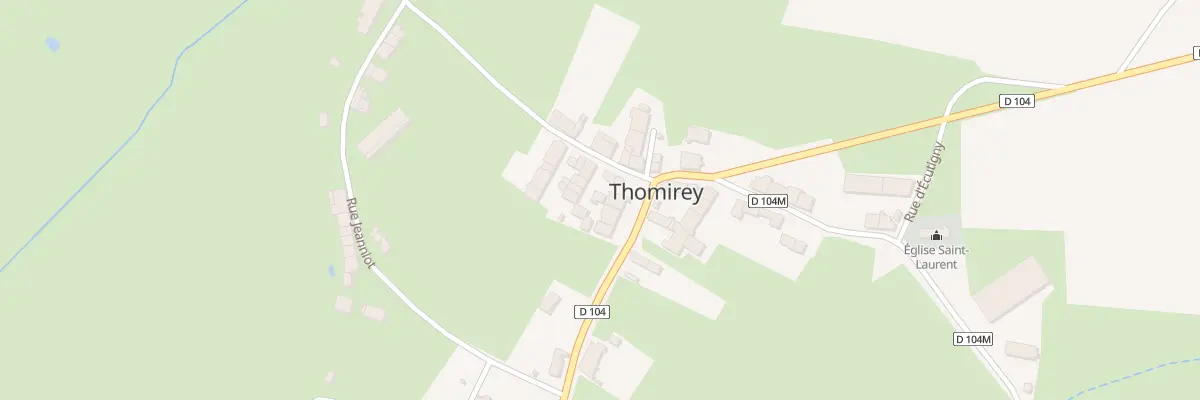 Plan du 1T Rue au Clair à Thomirey